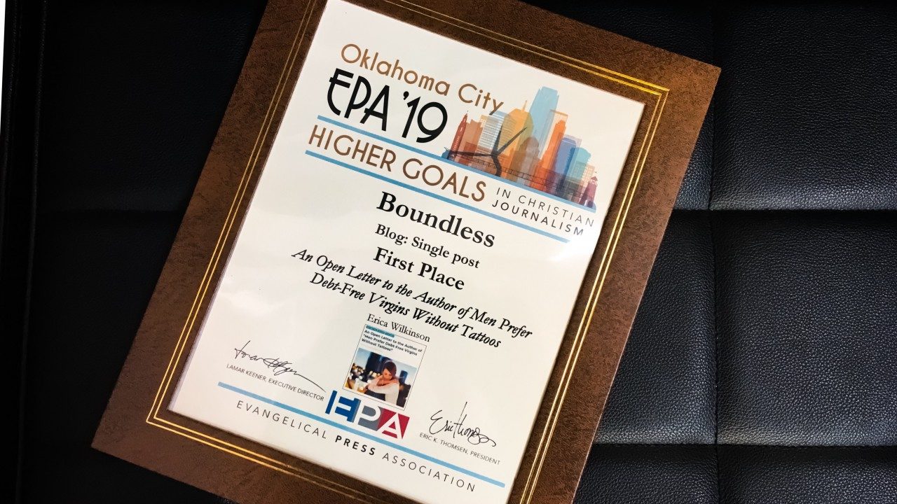 Boundless Wins 1st Place From Evangelical Press Association