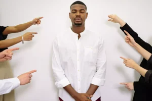 a man being judged for his convictions