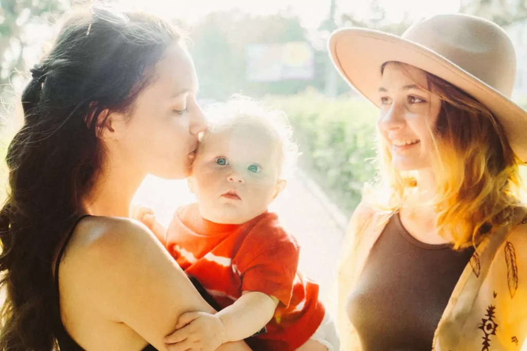 a single woman and a new mom make assumptions of one another